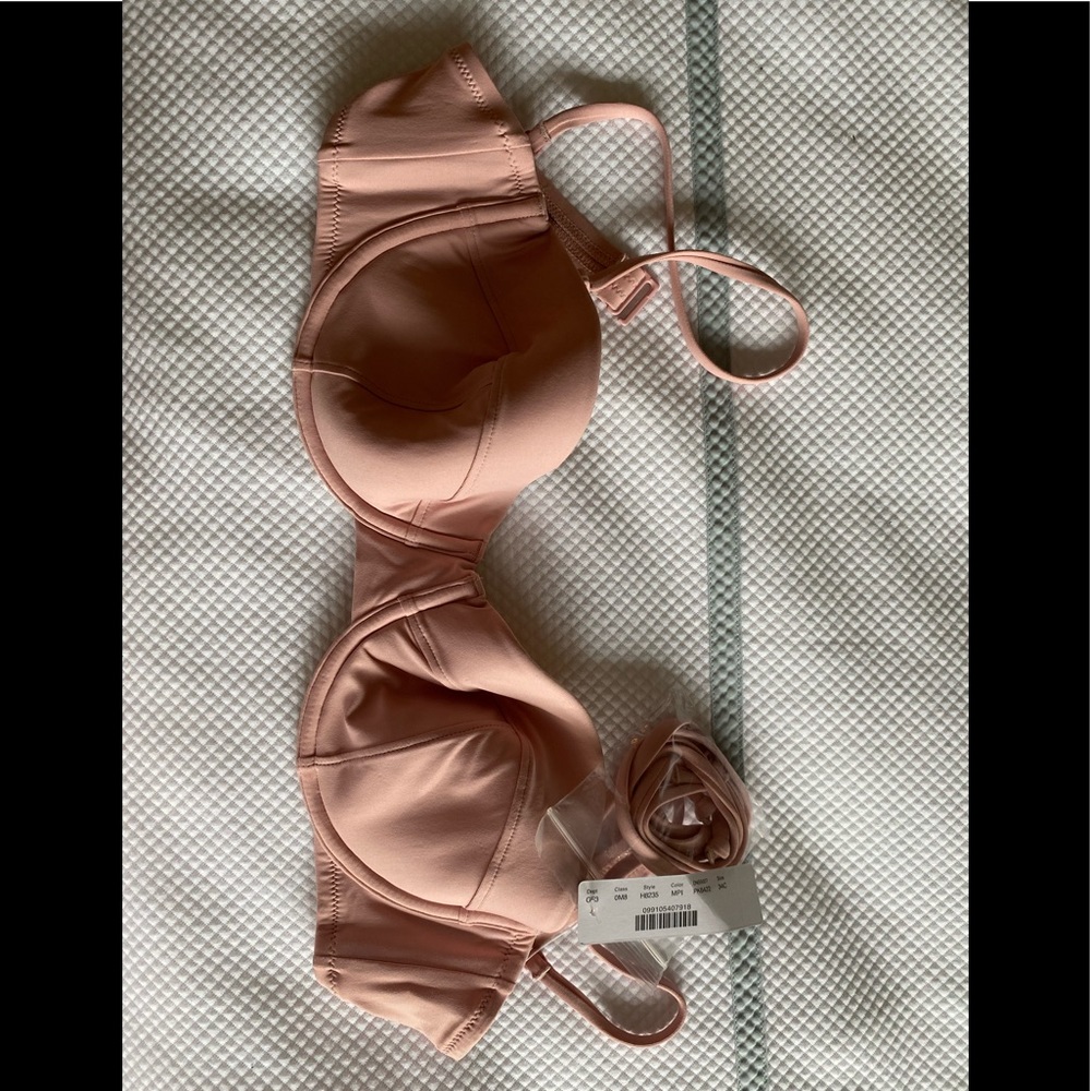 NWT J.Crew bikini top light pink medium